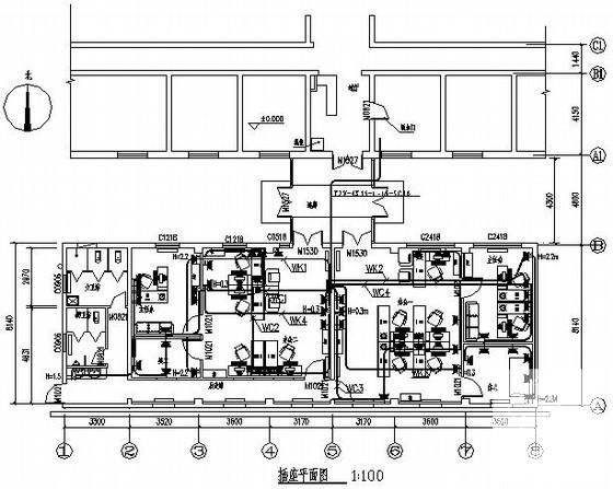 办公室装修设计图纸 - 4