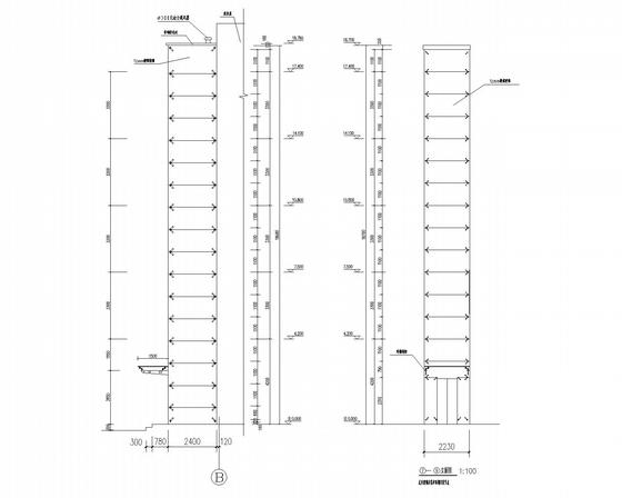 电梯钢结构施工图纸 - 4