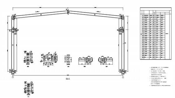 单层厂房结构施工图 - 3