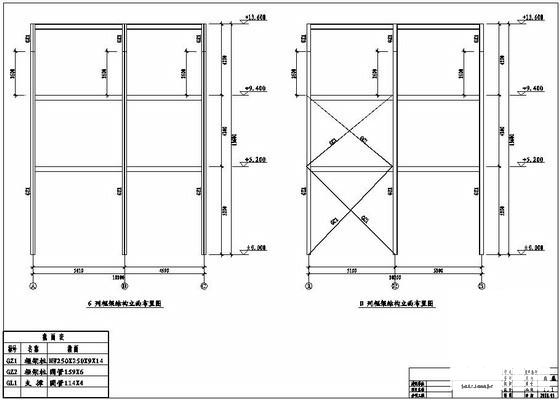 钢框架结构施工图纸 - 4