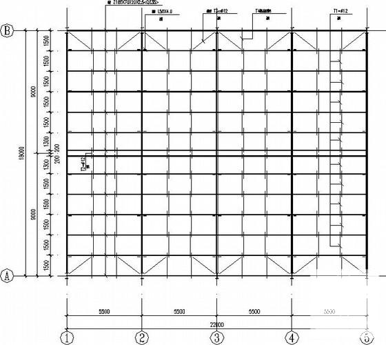 钢结构雨篷设计图纸 - 2