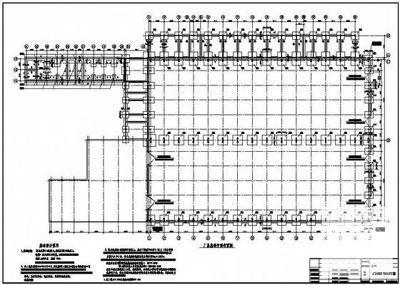 单层厂房结构施工图 - 1