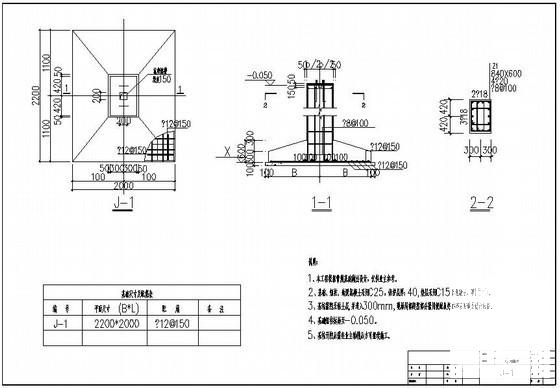 门楼结构施工图 - 1