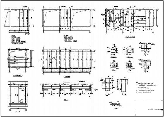 电梯钢结构施工图纸 - 3