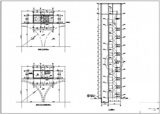 电梯钢结构施工图纸 - 4