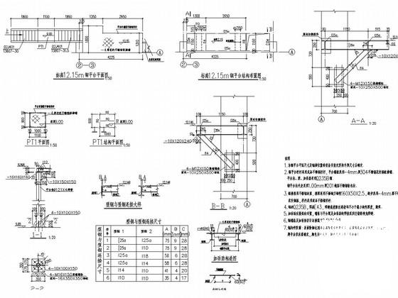 钢结构平台图纸 - 1