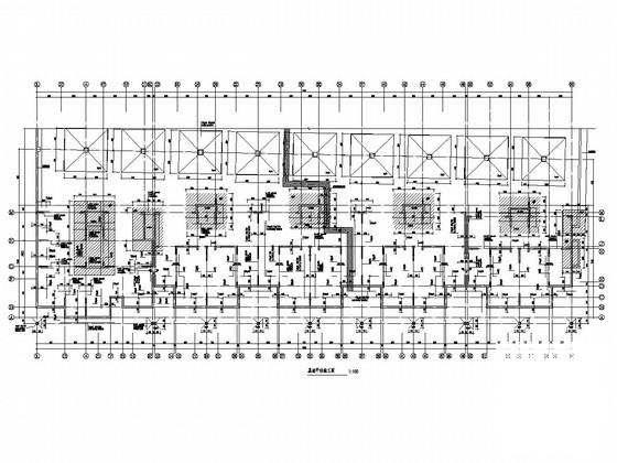 框架结构施工平面图 - 1