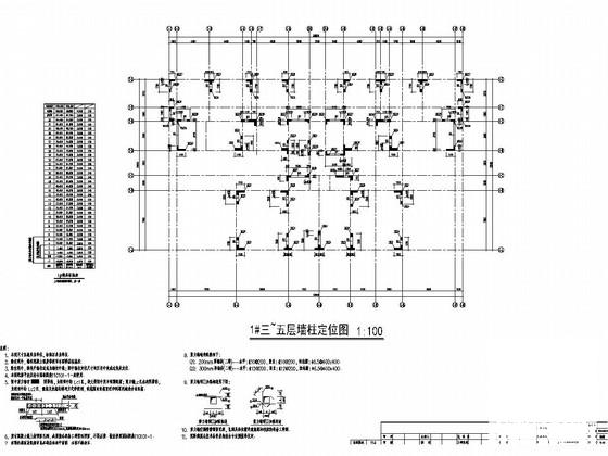 地上32层剪力墙结构高层住宅楼结构施工大样图 - 1