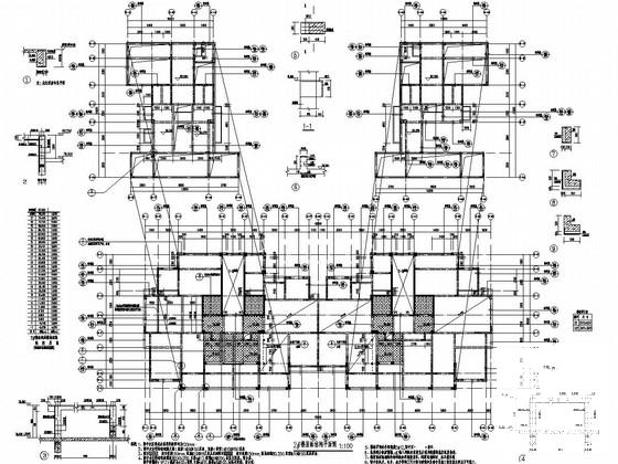 地上27层剪力墙结构住宅楼结构施工图纸 - 2