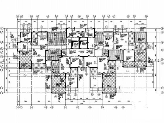 32层剪力墙结构住宅楼结构施工大样图平面图 - 5