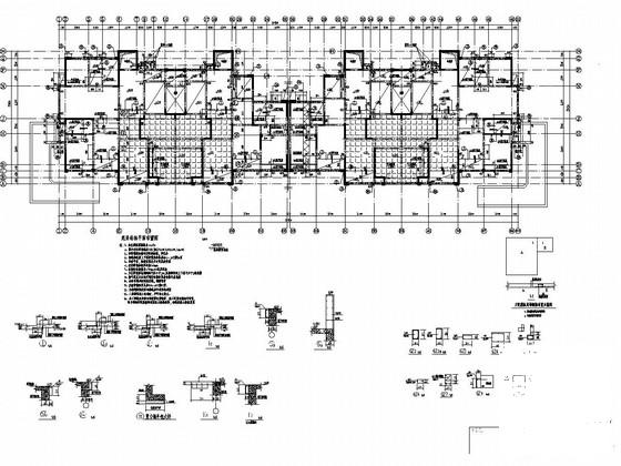 15层剪力墙结构住宅楼结构施工图平面布置图 - 3