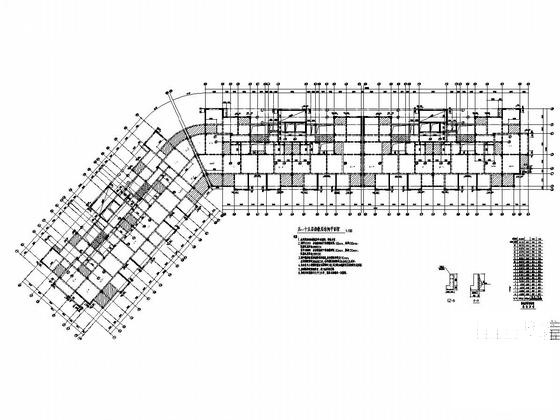 15层框架剪力墙结构安置区住宅楼结构施工图纸 - 4