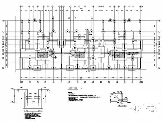 16层框架剪力墙结构住宅楼结构施工图纸 - 2