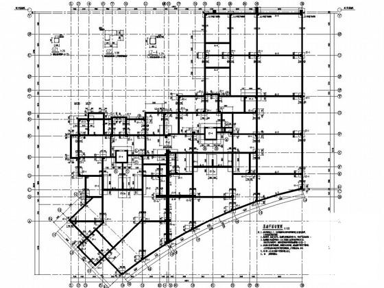 11层框架剪力墙结构住宅楼结构施工图纸 - 2