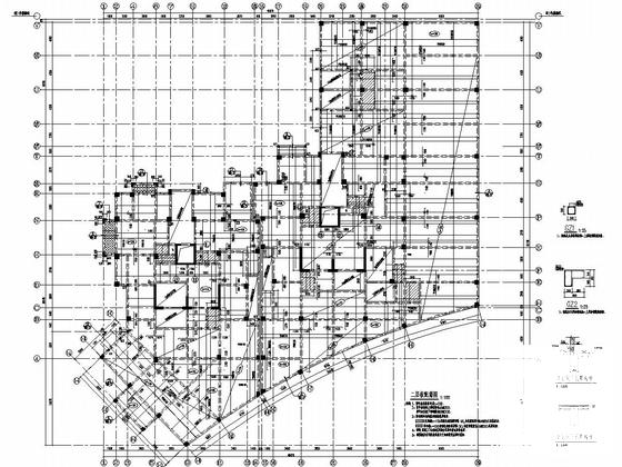 11层框架剪力墙结构住宅楼结构施工图纸 - 4