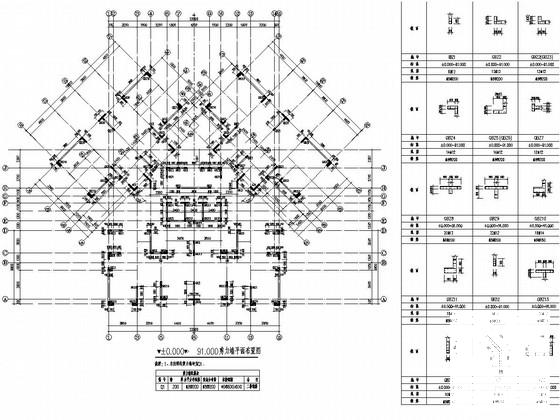 30层剪力墙结构住宅楼结构施工大样图平面图 - 1