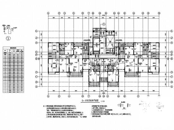 10000平米24层剪力墙高层住宅楼结构施工大样图 - 3