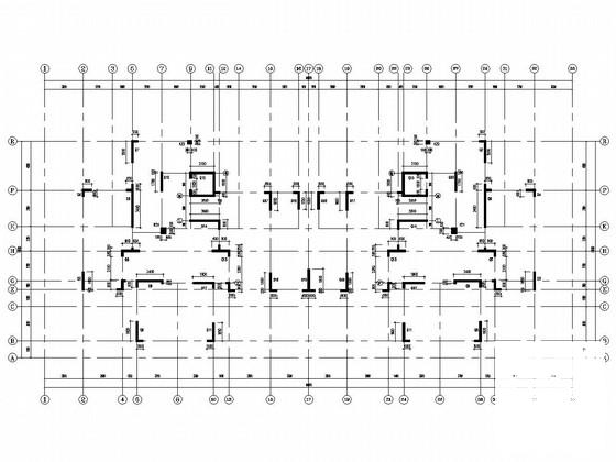 两栋34层框架剪力墙结构住宅楼结构施工大样图 - 3