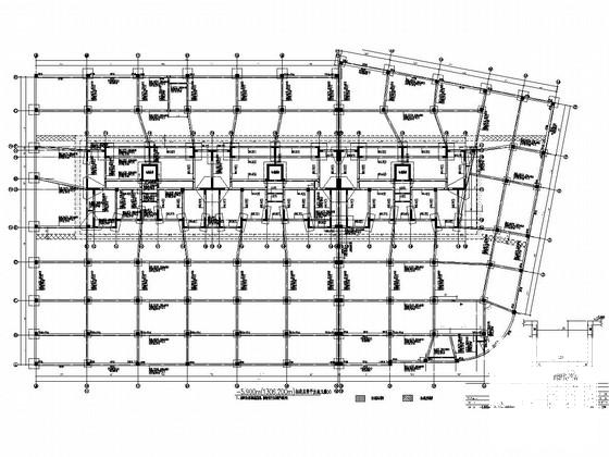 9层剪力墙结构住宅楼结构施工图桩位图 - 4