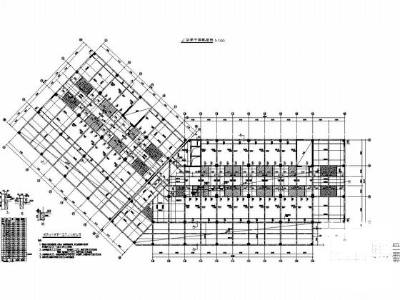 15层框架剪力墙结构住宅楼结构施工图纸 - 1