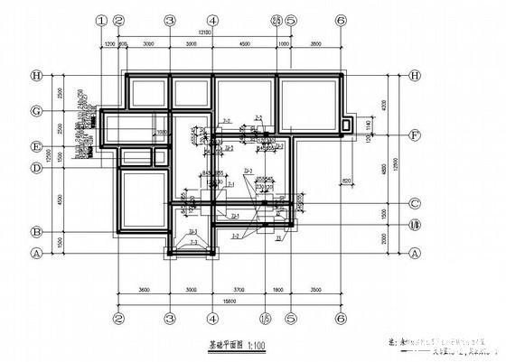 别墅建筑结构施工图 - 1