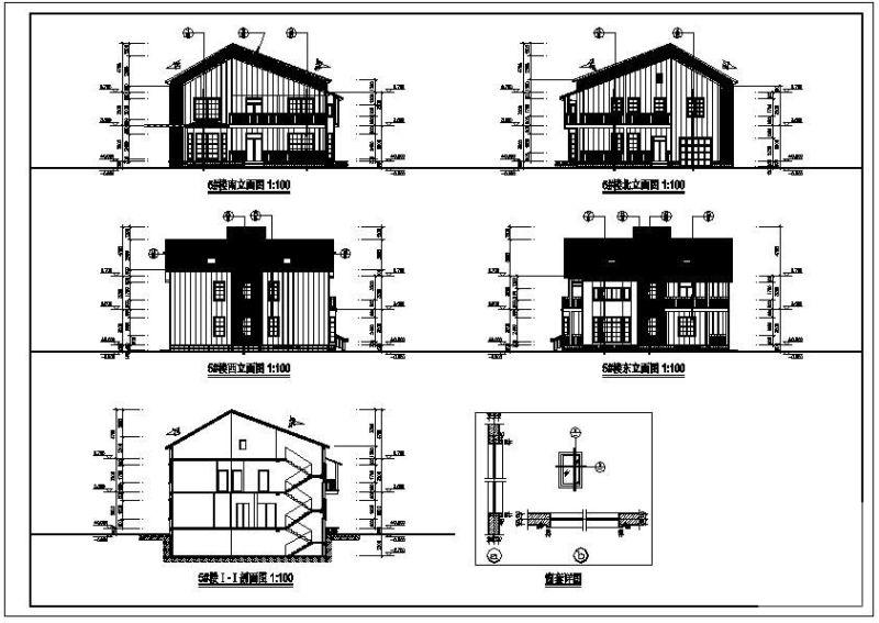 别墅建筑结构施工图 - 1