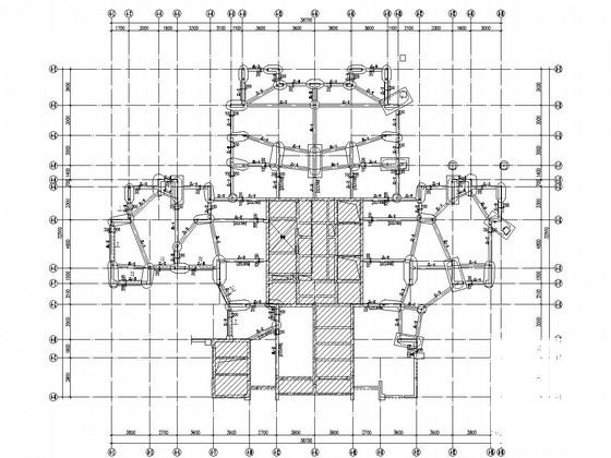 24层剪力墙结构住宅楼结构施工大样图（地下3层） - 1
