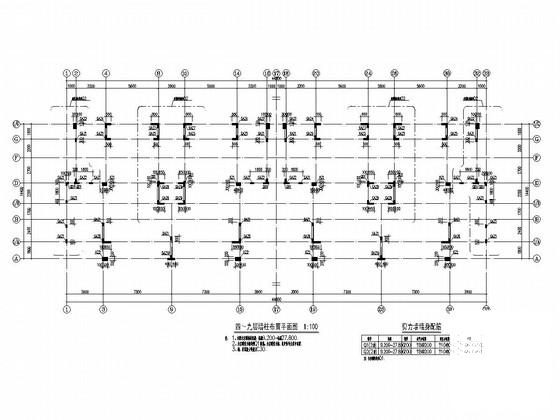 8层剪力墙结构住宅楼结构施工图纸（高25米） - 1