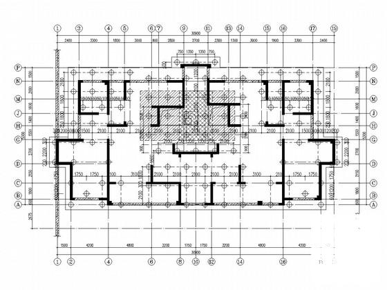 剪力墙结构住宅布置图 - 1