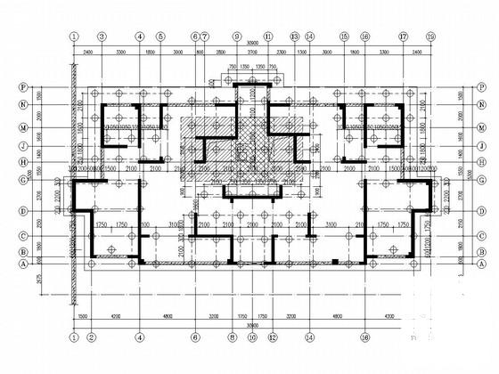 剪力墙结构住宅布置图 - 1