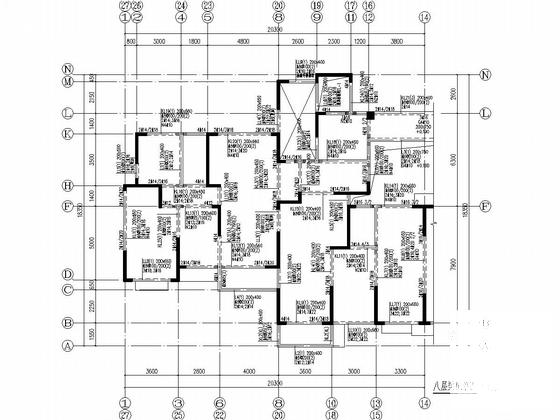 地上28层剪力墙结构住宅楼结构施工大样图 - 4