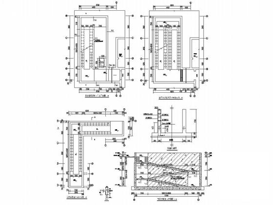 32层剪力墙结构住宅楼结构施工图暗柱布置平面图 - 5