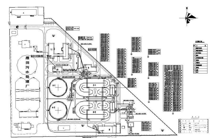 污水处理厂设计图纸 - 1