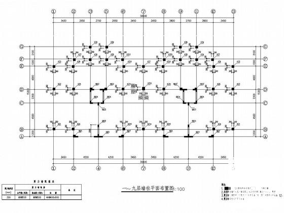 框架剪力墙结构图纸 - 2