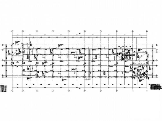 5层框架结构教学实验实训楼结构施工大样图 - 3