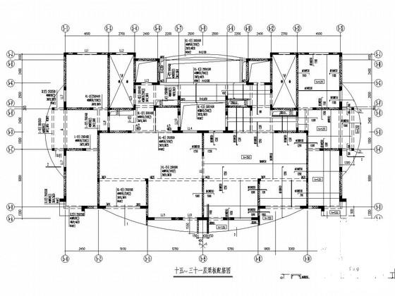 地上32层剪力墙结构住宅楼结构施工图纸 - 3