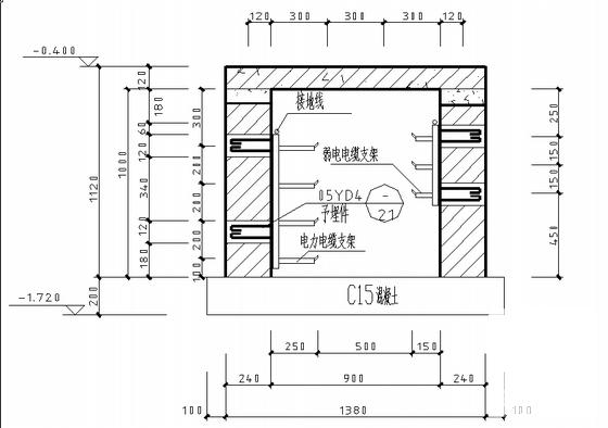 厂区室外电气施工图纸 - 1