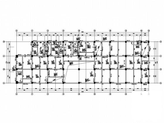 10层框架结构办公楼结构施工图纸（地下1层） - 2