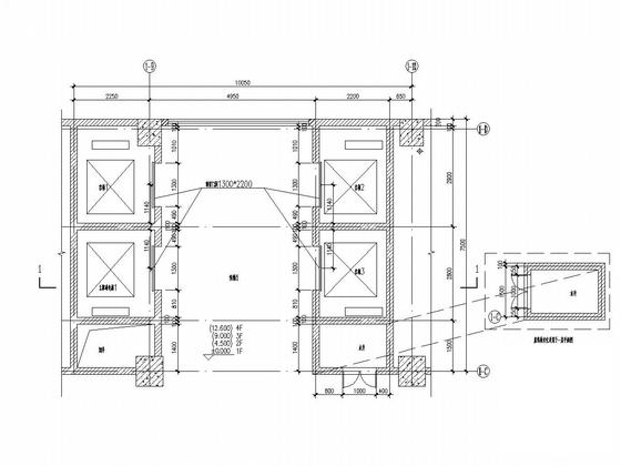 10层框架结构办公楼结构施工图纸（地下1层） - 5