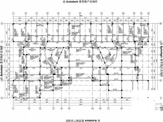 2层框架茶楼结构施工图纸 - 3