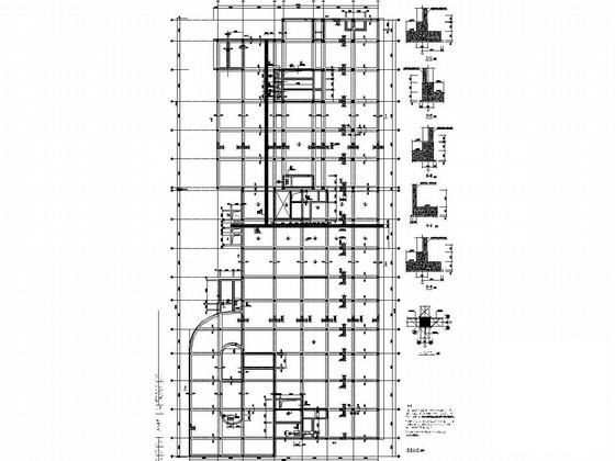 筏板基础施工图纸 - 1