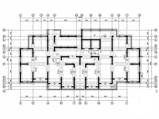 三栋32层剪力墙结构住宅楼结构施工图纸 - 1