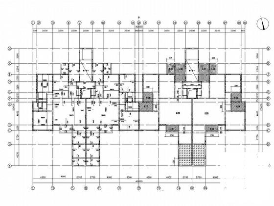 两栋7层剪力墙结构住宅楼结构施工图纸 - 2