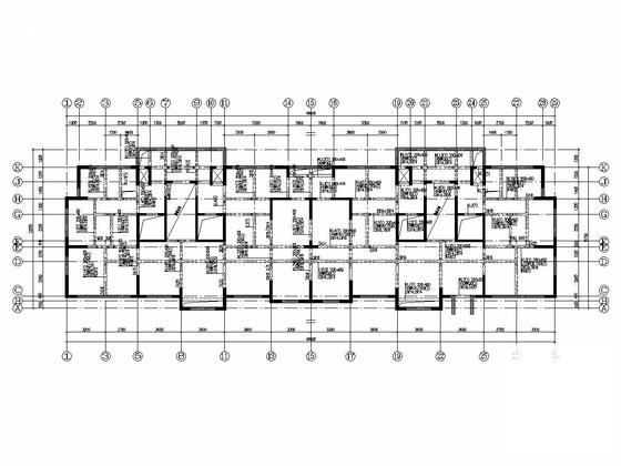 两栋地上17层剪力墙结构住宅楼结构施工图纸 - 4