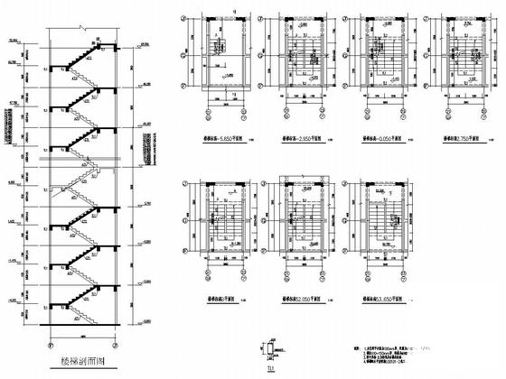 两栋地上17层剪力墙结构住宅楼结构施工图纸 - 5