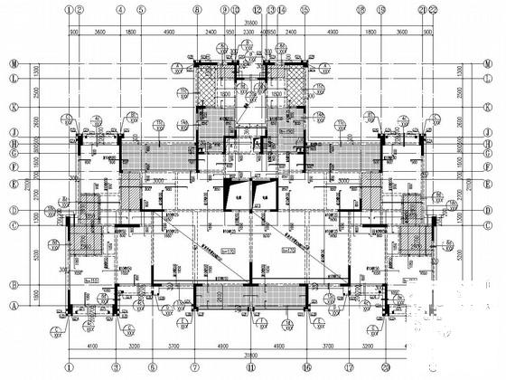 地上16层剪力墙结构住宅楼结构施工图纸 - 2