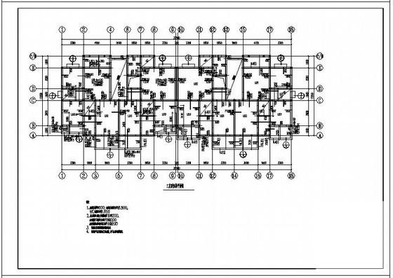框架结构住宅楼设计图 - 3