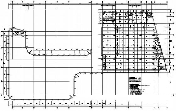车辆服务站结构施工图纸 - 1