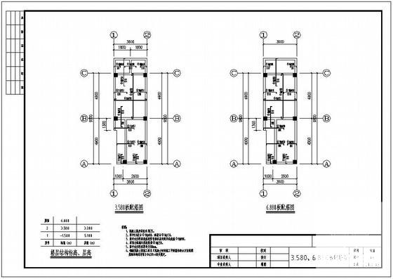 城市场铺面楼结构设计施工图纸 - 4