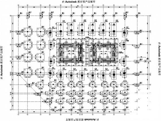 20层框架核心双筒结构商务大厦结构设计施工大样图 - 1